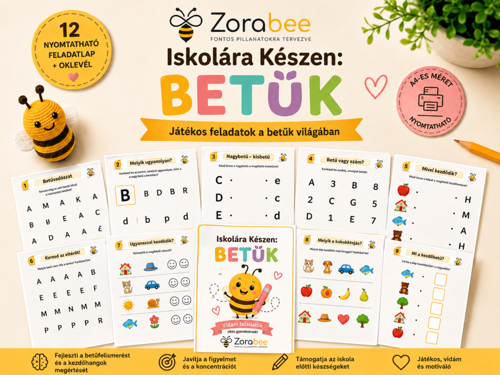 Zorabee – Iskolára Készen: Betűk